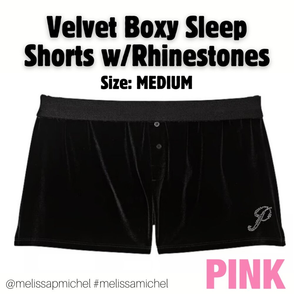 PINK VS Velvet Boxy Sleep Shorts - Picture 5 of 5